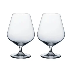 Ravenhead Kings Set of 2 63cl Crystal Brandy Glasses