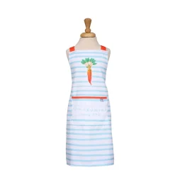 RHS Home Grown Carrots RPET Childrens Apron - Blue