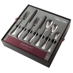 Robert Welch Ashbury Bright Stainless Steel Cutlery Set - 56 Piece