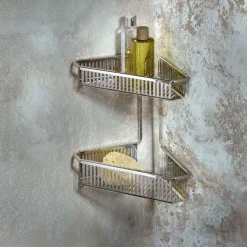 Robert Welch Burford Shower Double Corner Basket