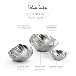 Robert Welch Cascade 18|10 Mirror Polished Stainless Steel Dish - Small