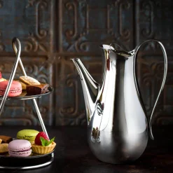 Robert Welch Drift 18|10 Mirror Polished Stainless Steel 1 Litre Coffee Pot