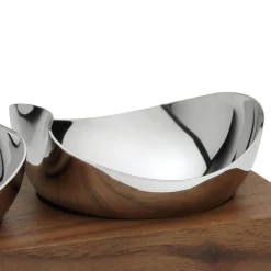 Robert Welch Drift Pinch Pot Set with Walnut Base