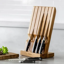 Robert Welch Professional V Angle 7 Piece Kitchen Knife Block Set