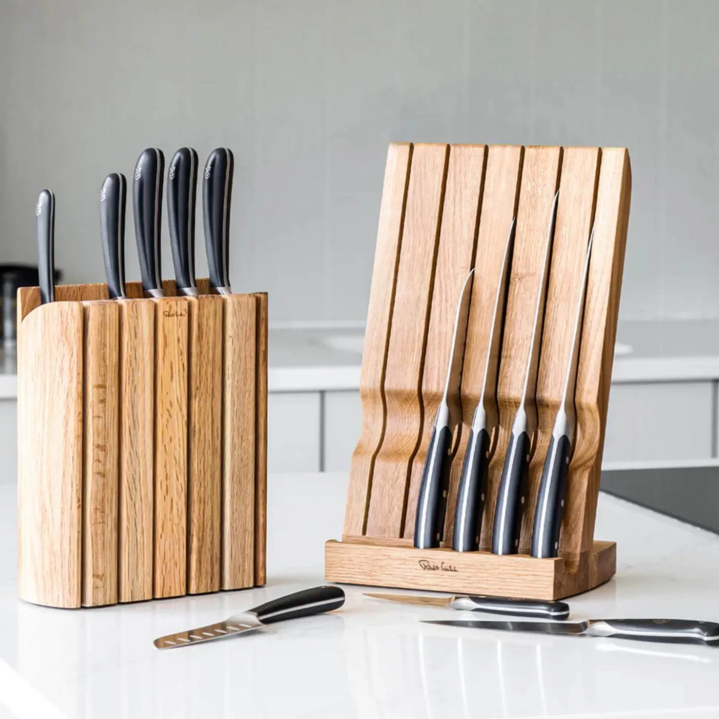 Robert Welch Professional V Angle 7 Piece Kitchen Knife Block Set