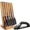 Robert Welch Professional V Angle 7-Piece Knife Block & Signature Handheld Sharpener Set