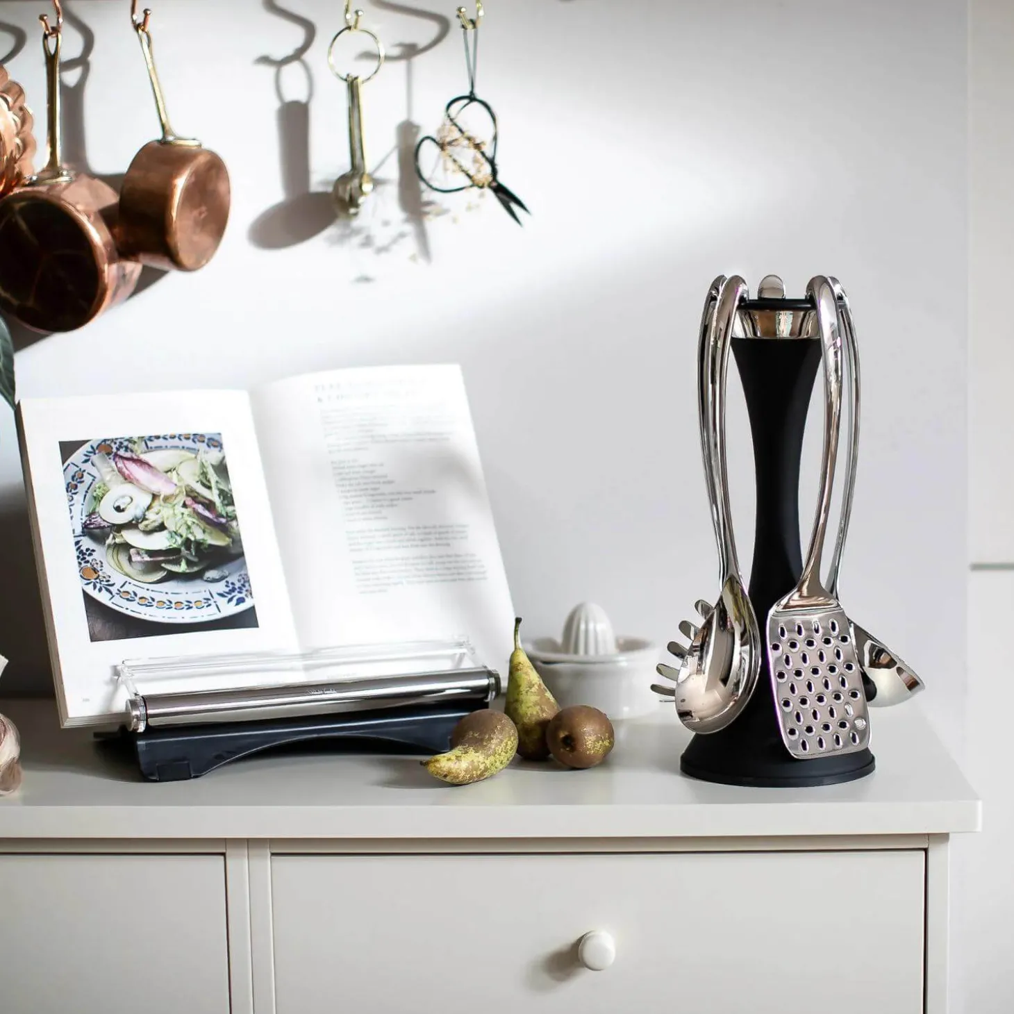 Robert Welch Signature 5 Piece Utensil Stand - Black