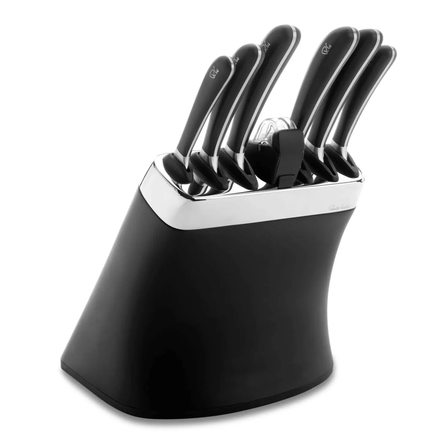 Robert Welch Signature 8 Piece Kitchen Knife Block Set With Sharpener