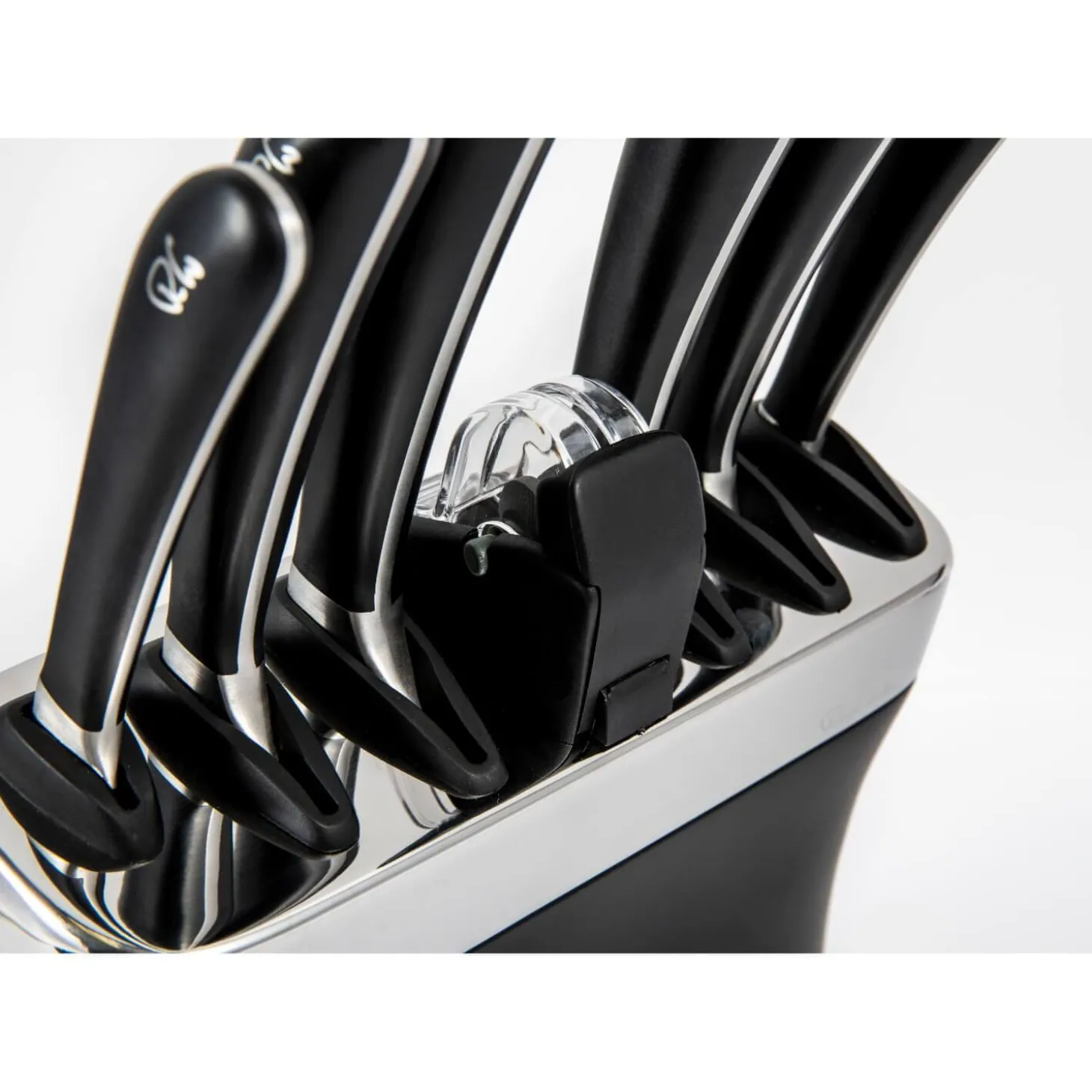 Robert Welch Signature 8 Piece Kitchen Knife Block Set With Sharpener