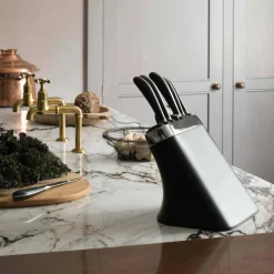 Robert Welch Signature 8 Piece Kitchen Knife Block Set With Sharpener