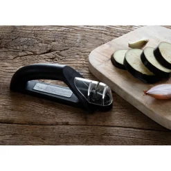 Robert Welch Signature Book 7-Piece Knife Block & Handheld Sharpener Set