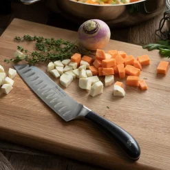 Robert Welch Signature Fluted Santoku Knife - 17cm