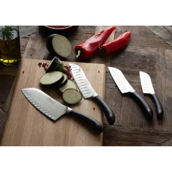 Robert Welch Signature Fluted Santoku Knife - 17cm