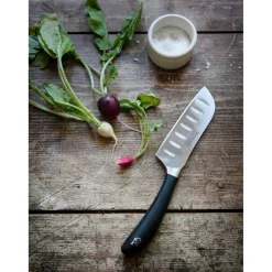 Robert Welch Signature Fluted Santoku Knife - 11cm