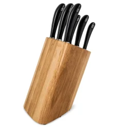 Robert Welch Signature Prism 7-Piece Knife Block & Handheld Sharpener Set
