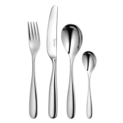 Robert Welch Stanton Bright Stainless Steel Cutlery Set - 24 Piece