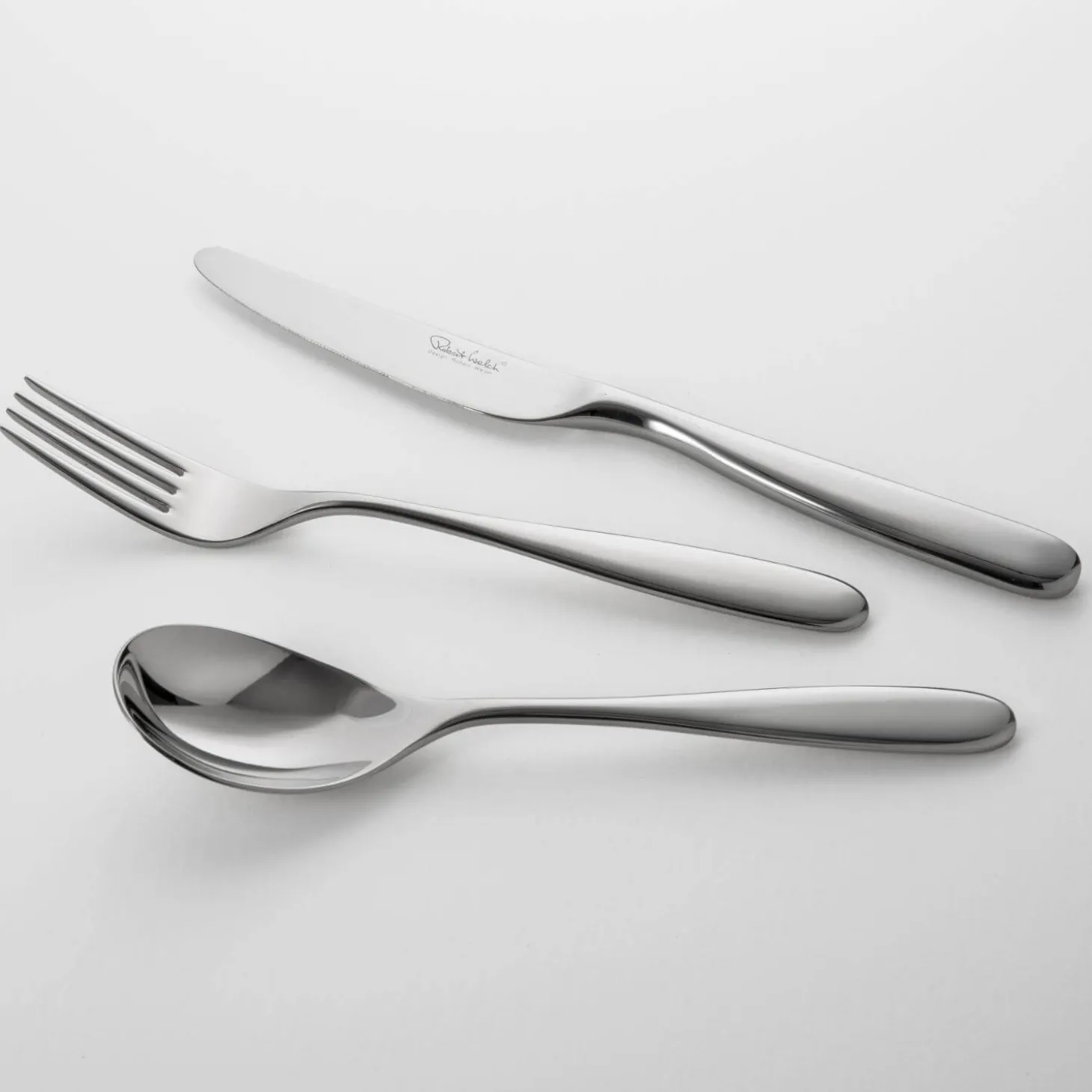 Robert Welch Stanton Bright Stainless Steel Cutlery Set - 24 Piece