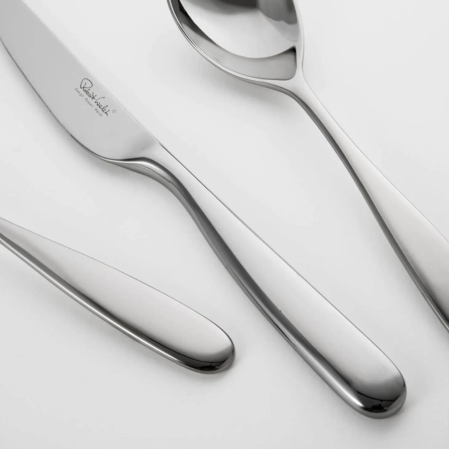 Robert Welch Stanton Bright Stainless Steel Cutlery Set - 24 Piece