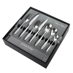 Robert Welch Stanton Bright Stainless Steel Cutlery Set - 42 Piece