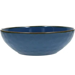 Rose & Tulipani Concerto Blu Avio Blue Salad Bowl - 26cm