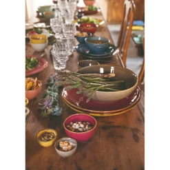 Rose & Tulipani Concerto Verde Bosco Forest Green Salad Bowl - 20cm