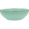 Rose & Tulipani Concerto Verde Acqua Tiffany Green Salad Bowl - 26cm