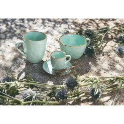 Rose & Tulipani Concerto Verde Acqua Tiffany Green Salad Bowl - 26cm