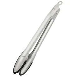 Rosle Stainless Steel & Silicone Tipped 30cm Locking Tongs