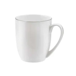Royal Worcester Serendipity Platinum White Barrel Mug - 350ml