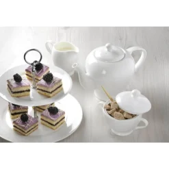 Royal Worcester Serendipity Teacup & Saucer Set - White