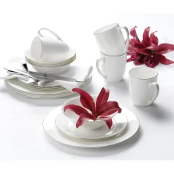 Royal Worcester Serendipity Platinum 4 Cup Teapot - White