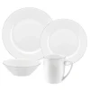 Royal Worcester Serendipity Platinum White Dinner Set - 16 Piece