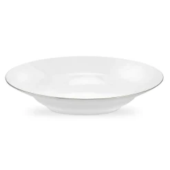 Royal Worcester Serendipity Platinum Soup Plate - White