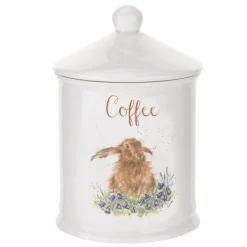 Royal Worcester Wrendale Coffee Canister - Hare