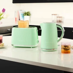 Russell Hobbs 27374 Eden 2 Slice Toaster - Pistachio Green