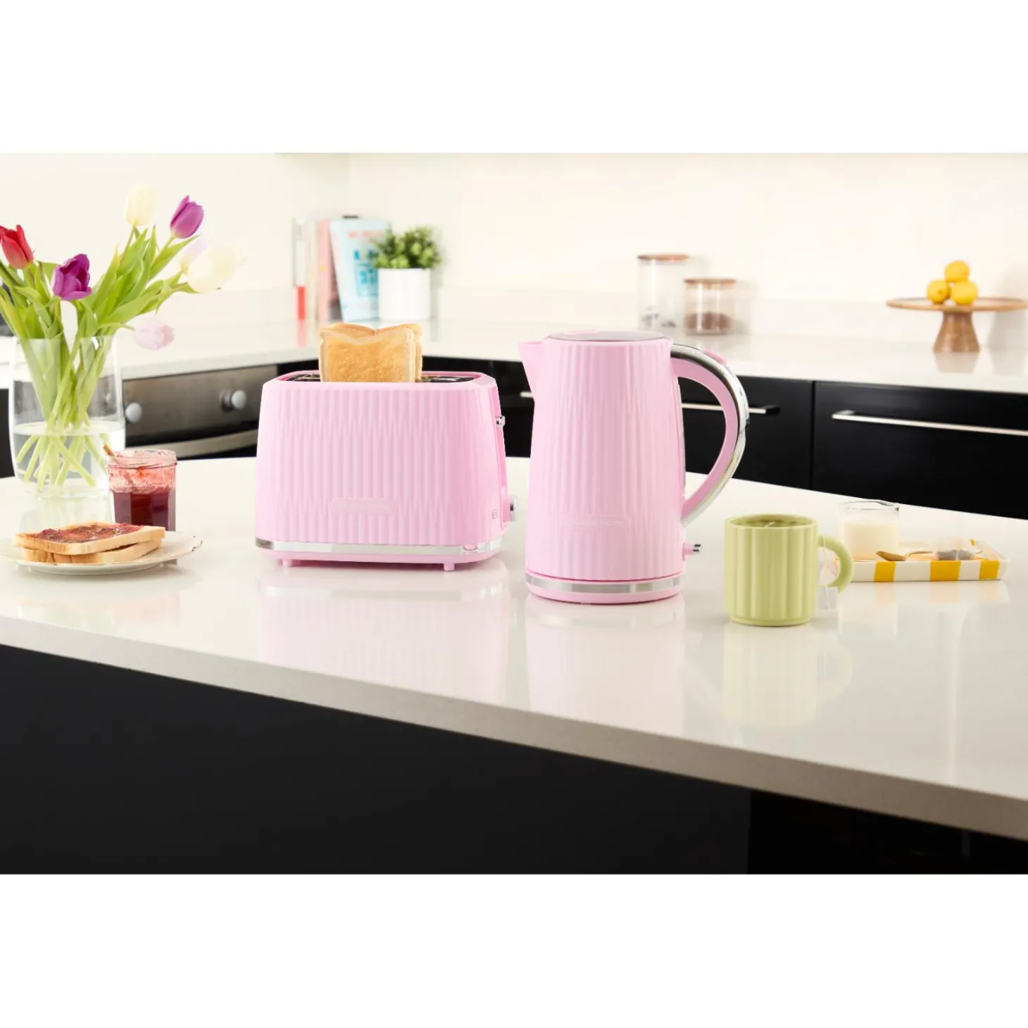 Russell Hobbs 27372 Eden 2 Slice Toaster - Rasberry Pink