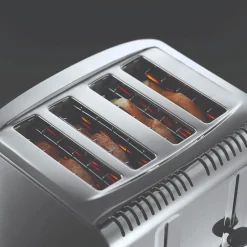 Russell Hobbs Buckingham 4 Slice Toaster - Polished Stainless Steel