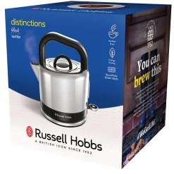 Russell Hobbs Distinctions 1.5 Litre Stainless Steel Kettle - Black