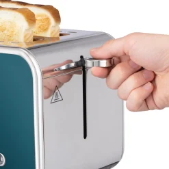 Russell Hobbs Distinctions 2 Slice Toaster - Ocean Blue
