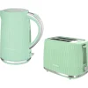 Russell Hobbs Eden 1.7 Litre Kettle & 2-Slice Toaster Set - Pistachio Green