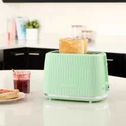 Russell Hobbs Eden 1.7 Litre Kettle & 2-Slice Toaster Set - Pistachio Green