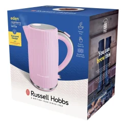 Russell Hobbs Eden 1.7 Litre Kettle & 2-Slice Toaster Set - Raspberry Pink