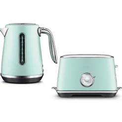 Sage Appliances Luxe Soft Top Kettle & Toast Select 2-Slice Toaster Set - Mint Frosting
