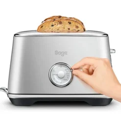 Sage Appliances Luxe Soft Top Kettle & Toast Select 2-Slice Toaster Set - Brushed Stainless Steel