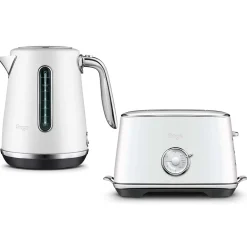 Sage Appliances Luxe Soft Top Kettle & Toast Select 2-Slice Toaster Set - Sea Salt