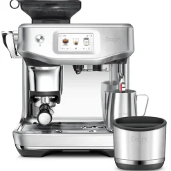 Sage Appliances SES881BSS Barista Touch Impress Bean-to-Cup Espresso Coffee Machine - Brushed Steel