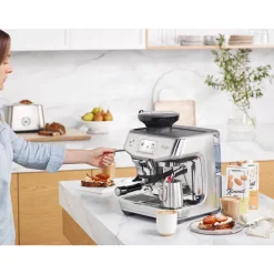 Sage Appliances SES881BSS Barista Touch Impress Bean-to-Cup Espresso Coffee Machine - Brushed Steel