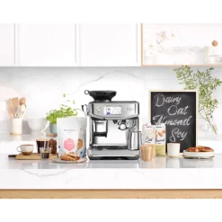 Sage Appliances SES881BSS Barista Touch Impress Bean-to-Cup Espresso Coffee Machine - Brushed Steel