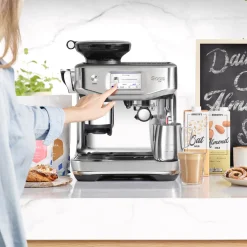 Sage Appliances SES881BSS Barista Touch Impress Bean-to-Cup Espresso Coffee Machine - Brushed Steel