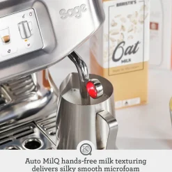 Sage Appliances SES881BSS Barista Touch Impress Bean-to-Cup Espresso Coffee Machine - Brushed Steel